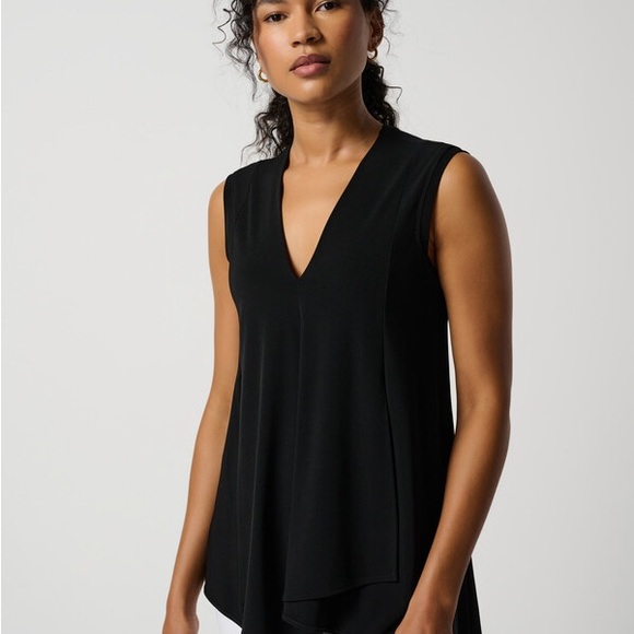 Joseph Ribkoff Tops - JOSEPH RIBKOFF Asymmetrical V-Neck Blouse